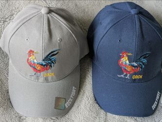 COCK FIGHT Embroidered Adjustable Baseball Cap Hats ( each $10)