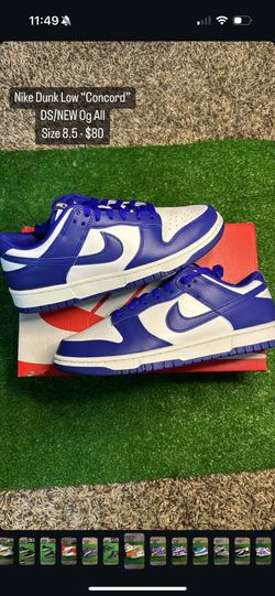 Nike Dunk Low “Concord” - Size 8.5 DS