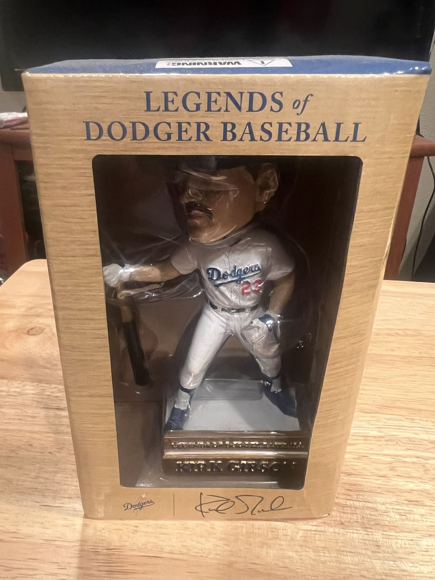 Kirk Gibson Bobblehead Legends Of Dodger Baseball Dodgers HOFer