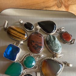Sterling Silver Lot Pendants