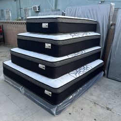 Queen Size Mattress Pillow Top New 