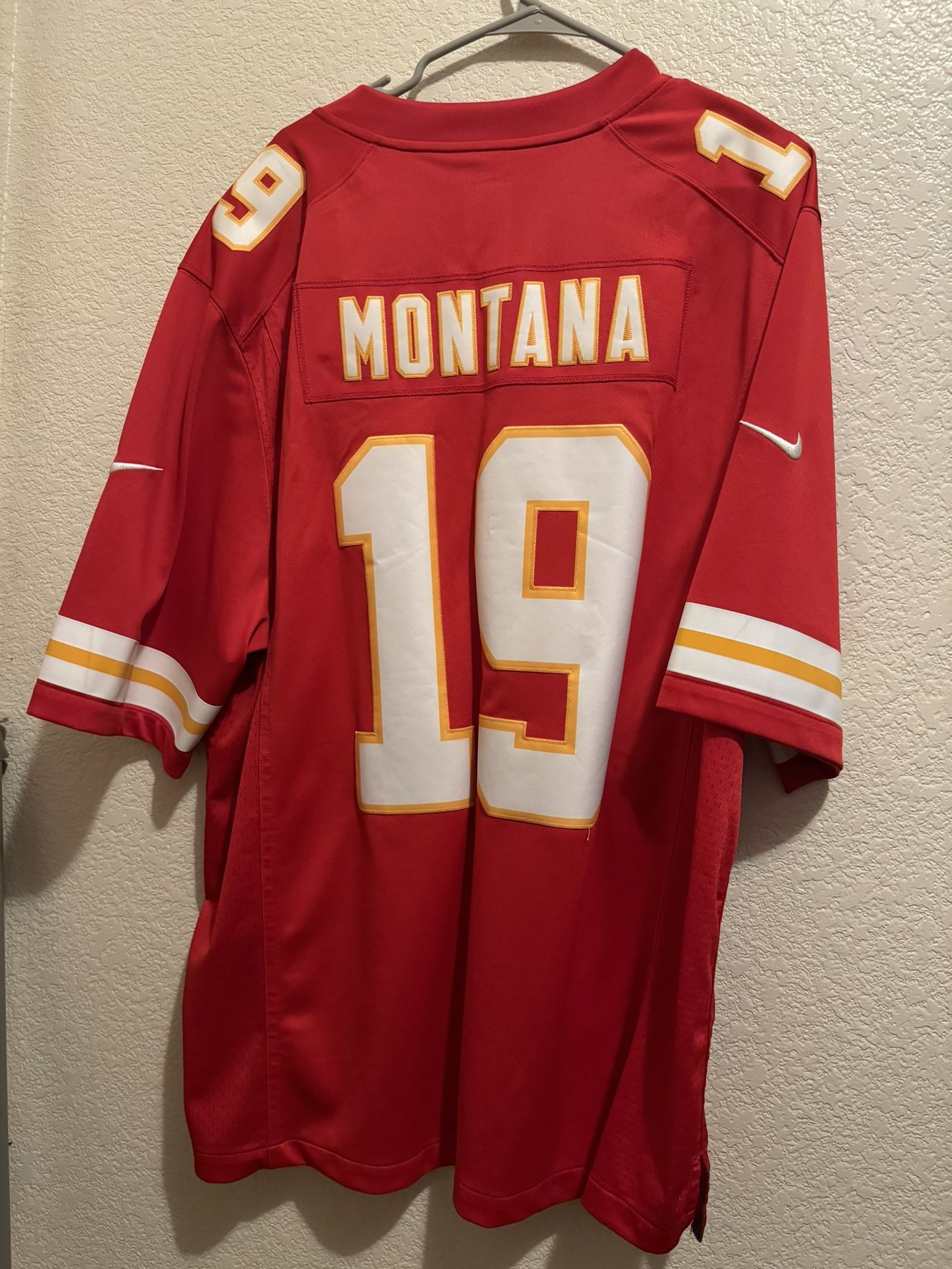 XXL Size Mens Nike Joe Montana Red Kansas City Chiefs Retired Player Limited Jersey