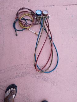 A/C Freon Charger Set/Gauges Set