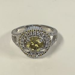 Fancy Yellow Ring 1.40ct  Diamonds
