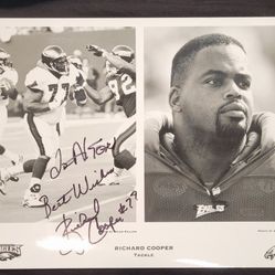 Richard Copper Tackle #77 Autographed