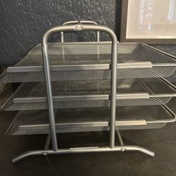 Metal Letter Tray, Sliding Shelves