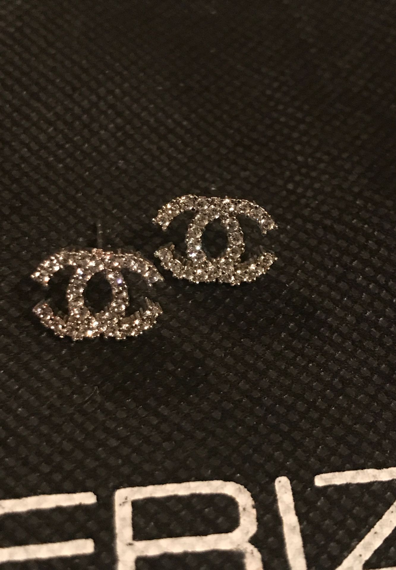 Fab channel diamond earrings nice gold