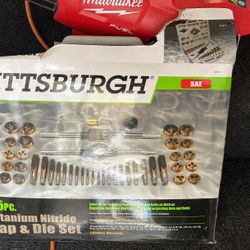 Titanium Nitrade Tap & Die Set 