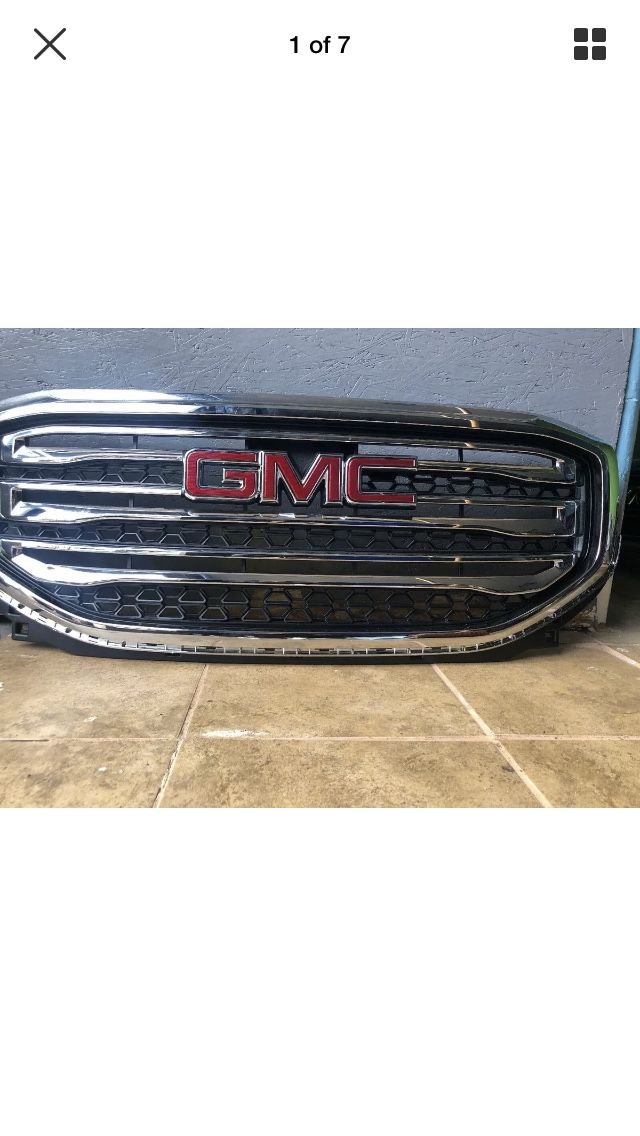 2017-2018 GMC Acadia front grill