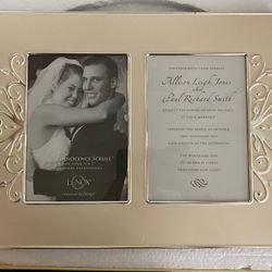Lenox Wedding Picture Frame/invitation Holder