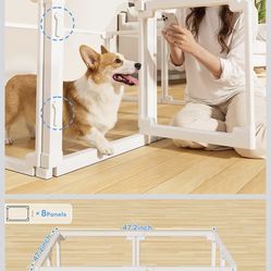 Clear Acrylic Dog Playpen Indoor,
