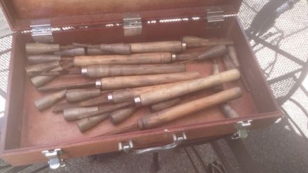 Vintage Wood Carving Set