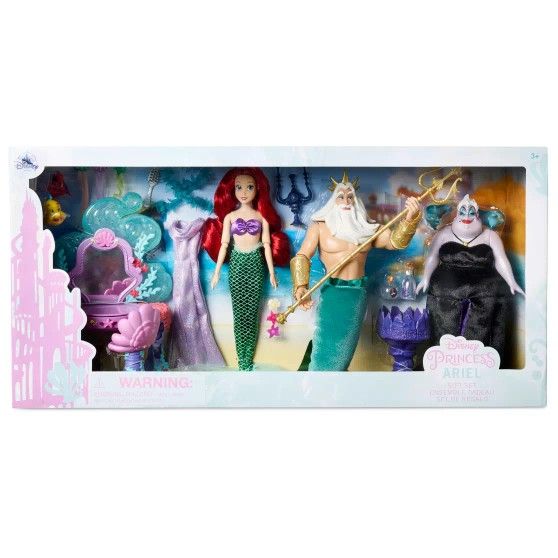 Disney Princess Ariel Gift Set Dolls and Accessories The Little Mermaid (1989)