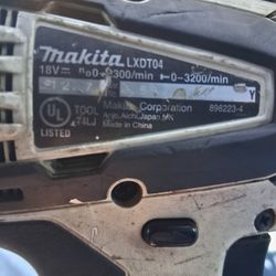 Makita 18 volt lxdto4 impact drill