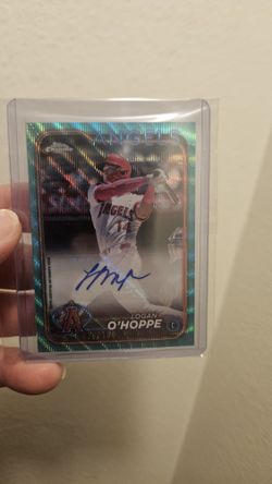 Logan O'Hoppe autograph card 