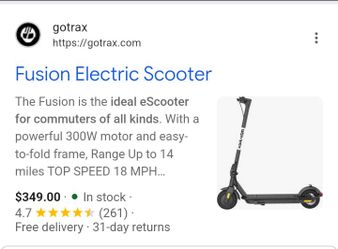 Gotrax fusion