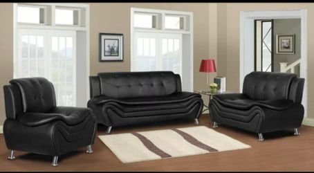 Black sofa, chair & loveseat💕