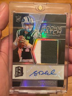 Sam Darnold Rookie Patch Autographed Card #78/99