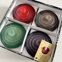 <NEW> Le Creuset Farm Fresh Mini Cocotte Set of 4 With Box