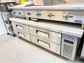 Cool rite 72” 4 drawer refrigerated chef base