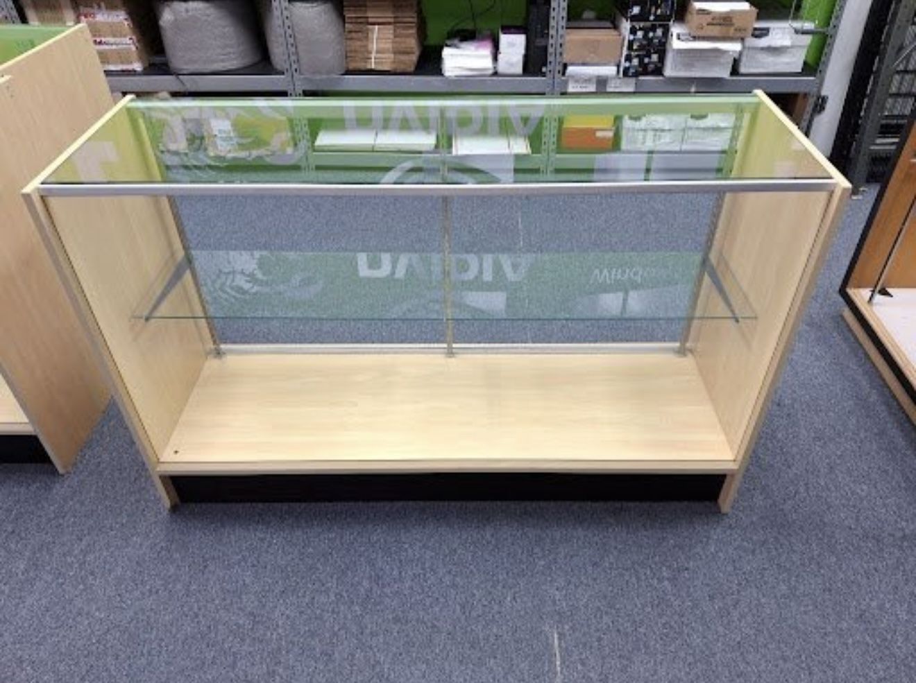 Retail Liquidation! Glass Display Cases, Fixtures, Office Furniture - Priced to Sell!