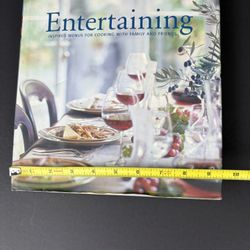 2004 Williams-Sonoma Entertaining Inspired Menus for Cooking w Family & Friends