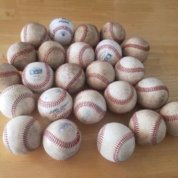 25 Little League Baseballs For Practice