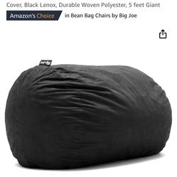 Black XL Giant Bean Bag