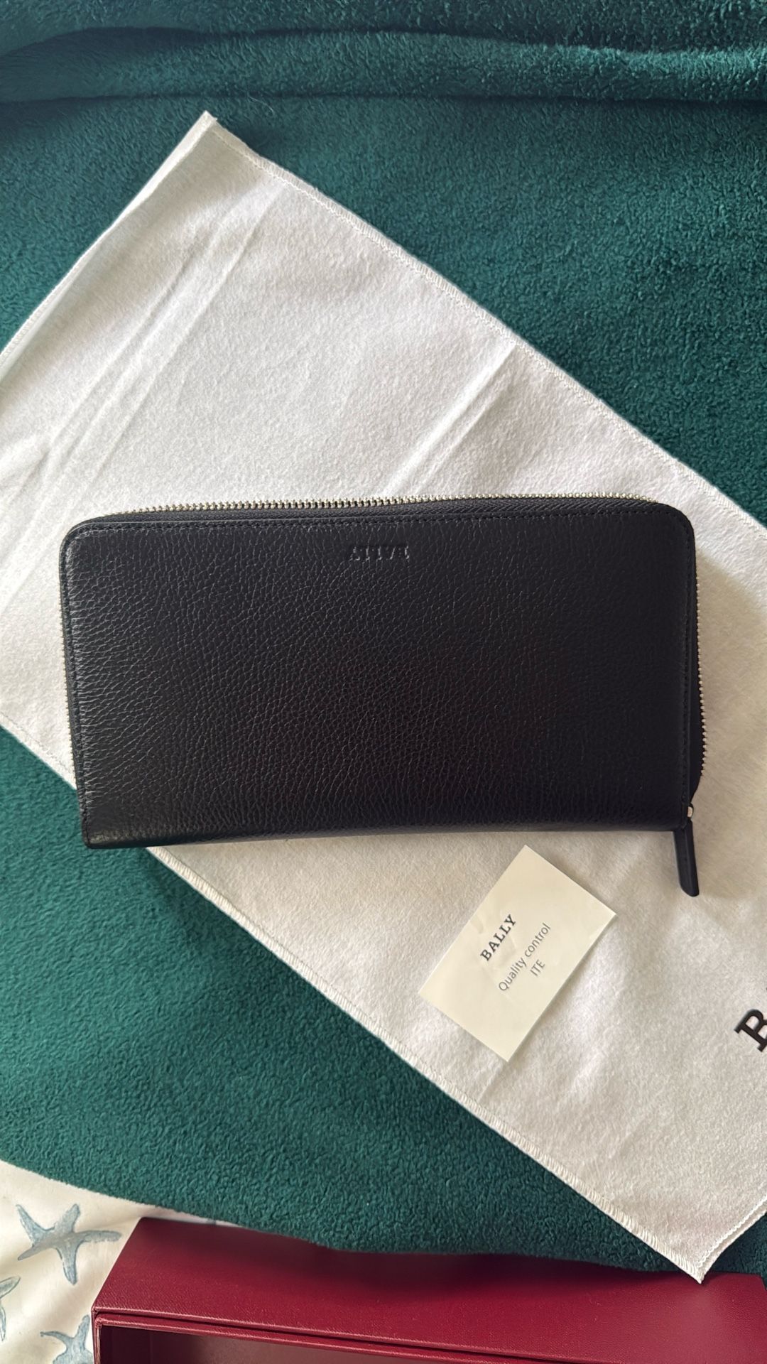 Bally New In Box Continental Wallet
