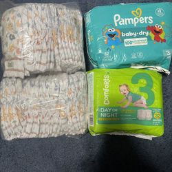 Size 3 Diapers 