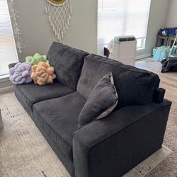 Dark Gray Modern Couch - Super Comfortable & Clean - Great Condition!