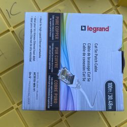 Cat 5e Patch Cable Legrand 100ft