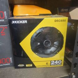 Kicker 2 Speakers Guards Included 