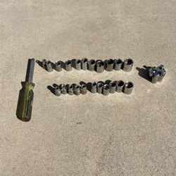 1/4 Inch Drive Socket Bundle Metric And SAE