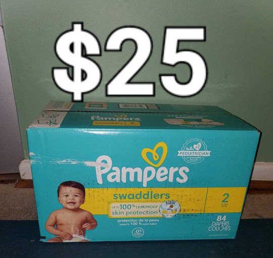 Pampers Swaddlers Size 2(84 Diapers)