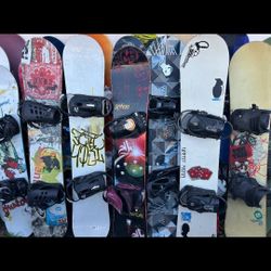Snowboards $50 To $350