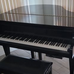 Baby grand piano