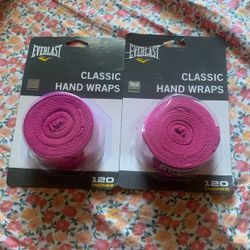 Two Pink Everlast Handwraps