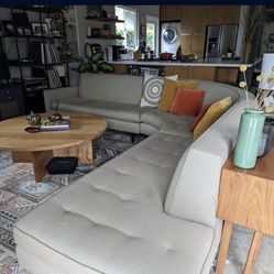 Mid Century Style Room and Board Sectional Sofa