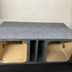 Dual 2 10” Square Box 