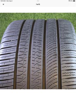 315 30R22 Pirelli PZero All Season with 85% Tread 7/32 107W SKU 27755 Grade A Tires