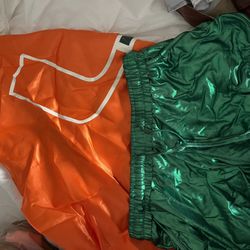 UMiami Cape and Green Short