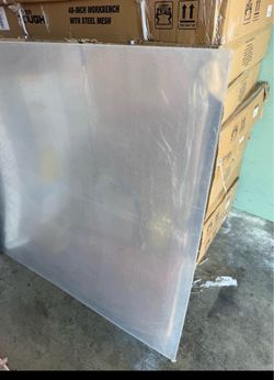 48 in. x 96 in. x 0.118 (1/8) in. Clear Acrylic Sheet