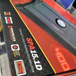 New DB Drive 1500 Watts Mono Amplifier 