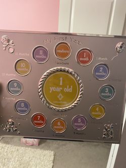 My first year photo frame