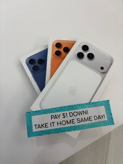 Apple IPhone 17 Pro Max 5G Unlocked New - Pay $1 DOWN AVAILABLE - NO CREDIT NEEDED