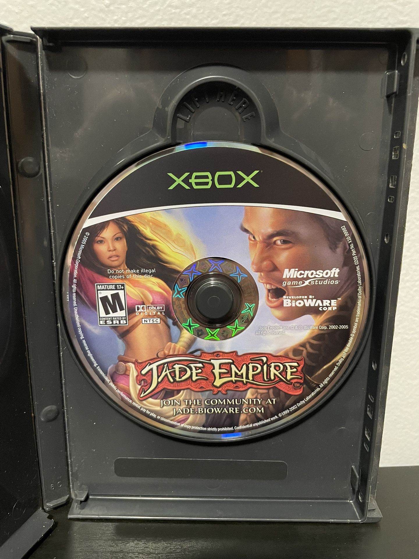 Jade Empire Xbox Original Video Game Microsoft Retro 2005