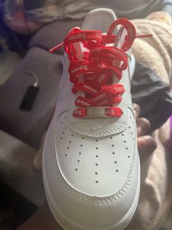 White supreme air forces 1