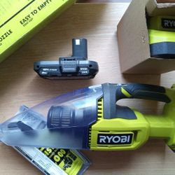 Ryobi Hand Vacuum Kit With 2ah Battery 