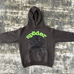 Grey/Green SPYDER hoodie size Small